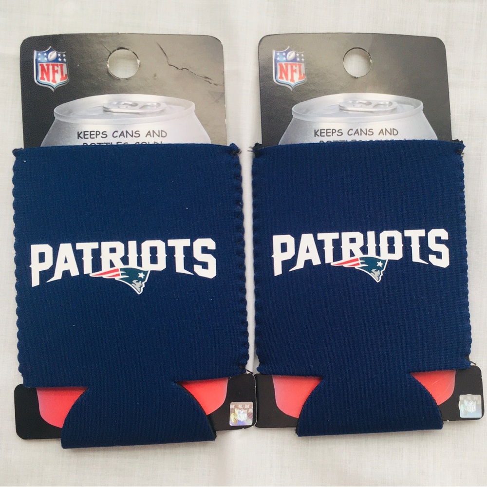 New England Patriots bottles and cans holders